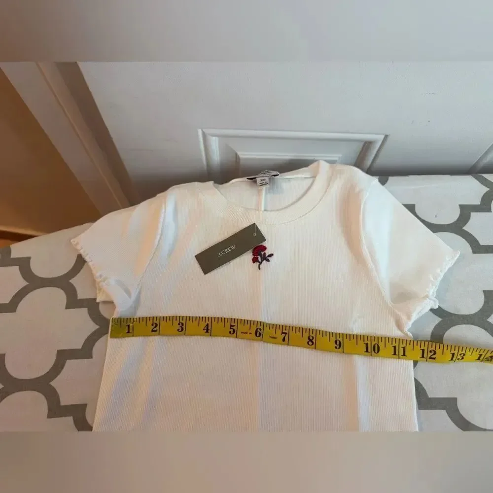 J.Crew Rouje X J.Crew Fleur T-shirt NWT Size XXS